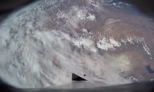 Onboard cameras captured incredible Earth view during rocket launch