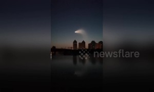 Mysterious ‘UFO’ spotted above Chinese city