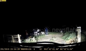 Brave taxi driver intervenes after witnessing a man bullying a woman