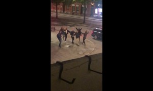 Dancing queens! Swedish students dance to ABBA in spontaneous flash mob