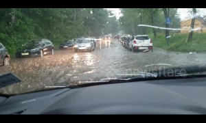 'It sounded like bullets were hitting my car!' Severe hail leaves windscreens cracked and drivers stranded in Munich