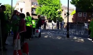 Second anniversary of devastating Grenfell Tower fire draws crowd