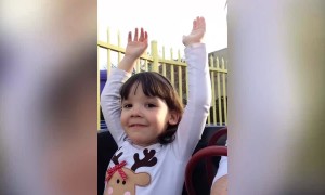 Little Girl Goes on Rollercoaster of Emotions