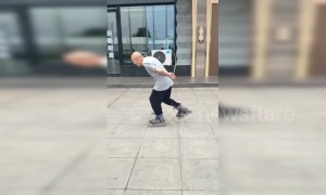Coolest grandpa ever? 88-year-old Chinese man shows off incredible roller skating skills