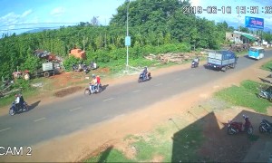 Bike Gets a Bad Bump