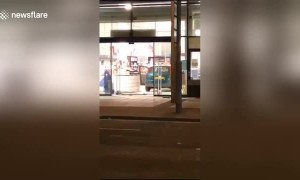 'They've got balaclavas, the lot!' UK robbers ram raid Boots store to the amusement of passersby