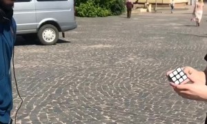 One-Handed Rubik's Cube Amazement