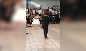 Little Boy Gets in the Groove!