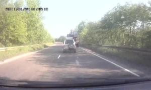 Two Cars Barely Avoid Head On Collision