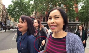 London pickpockets steal tourist's purse in shocking daylight robbery