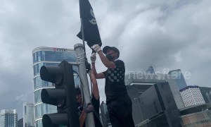 Protests on anniversary of Hong Kong return to China