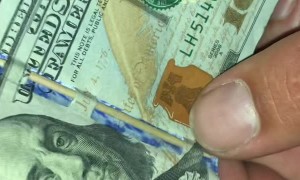 $100 Bill Toothpick Trick