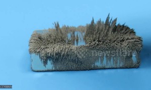 Experiment shows the strength of a magnet attracting iron