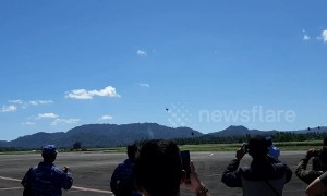 US Air Force's display wows Indonesian locals to commemorate 70 years of cooperation between nations