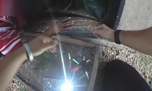 Grandma & granddaughter rescued from house fire by police officer