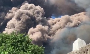 Stromboli Volcano Eruption