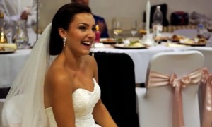 Groomsmen shock bride with surprise dance routine