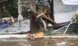 Insane aftermath footage of Halkidiki storm in Greece