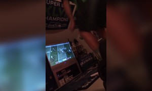 Check out this Guy's Crazy Victory Dance!