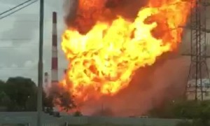 Passing by a Power Station Inferno