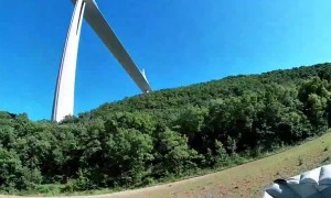 BASE Jumps From French Bridge