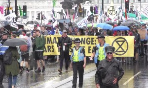 School strikers and Extinction Rebellion march on UK Parliament in latest climate protest