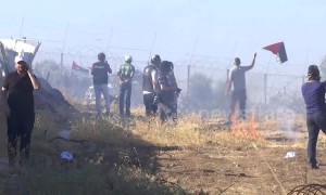 Clashes between Israeli soldiers and protesters near Bethlehem injure journalists