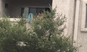 Man Runs to Rescue Woman from Burning Building