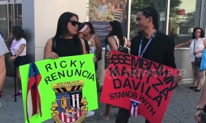 Ecstatic Puerto Ricans flood Brooklyn streets to celebrate resignation of disgraced governor