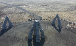 Drone footage captures Iceland's 'Arctic Henge'