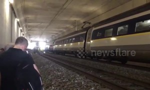 Passengers forced to exit Eurostar amid heatwave after train loses power near Brussels