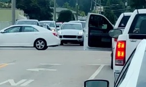 Good Samaritan Helps with Street Crossing