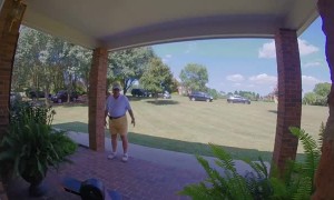 Puppy Dog Pees on Unsuspecting Parent