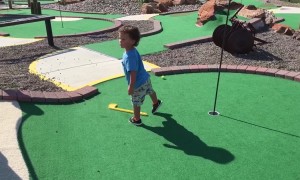 Guess This Kid Won't be a Pro Golfer!