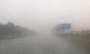 Violent storms in France after heatwave