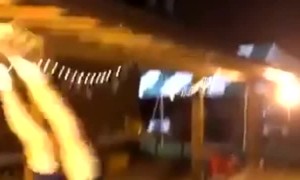 Spectacular Swinging Jump Fail