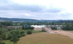 Derailment Caught by Drone