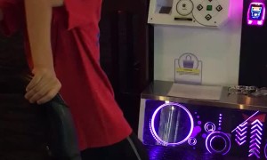 Kid Crushes Dancing Game with Fast and Fancy Feet