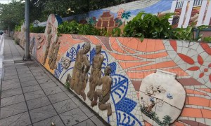 The longest ceramic mosaic mural in the world is in Vietnam, and it's stunning