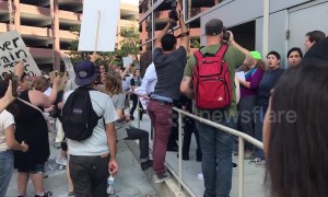 American Jews says 'never again' in LA-area protest of GEO group operating 'concentration camps' for migrants