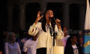 Alexandria Ocasio-Cortez calls Trump a racist at vigil for shooting victims
