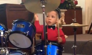 2-year-old drummer has skill beyond his years