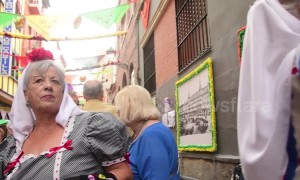 San Cayetano celebrations on the streets of Madrid