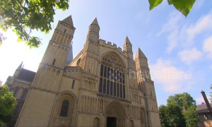 Birdies and cardinals! Ancient English cathedral now features mini-golf