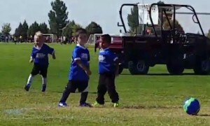 Silly Soccer Stretcher