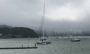 Climate activist Greta Thunberg sets sail from Plymouth to New York