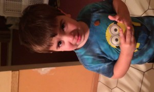 Missing Candy Right Under Boy's Nose