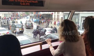 Arrest at gunpoint in Central London