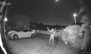 Shocking moment robbers use keyless hack to steal £90,000 Tesla in 30 seconds in UK