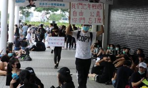 Now Hong Kong schoolkids rally in support of anti-extradition bill protesters